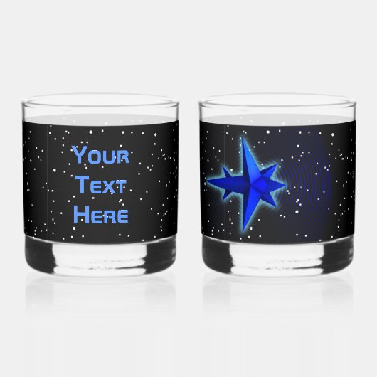 Spacecraft voor zwaartekracht whisky glas (Achterkant)