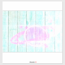Spaced Out Custom Cut 14x14 Raamsticker Sticker