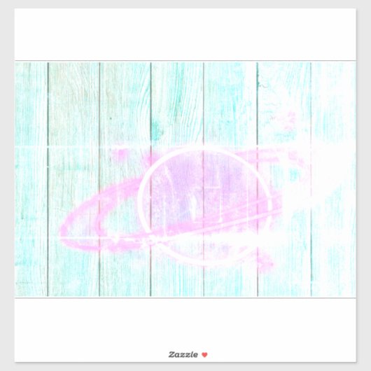 Spaced Out Custom Cut 14x14 Raamsticker Sticker (Vel)