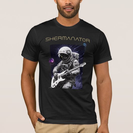 Spaced SHERMANATOR-band T-shirt (Voorkant)