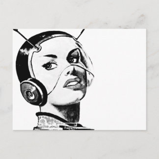 Spacegirl Briefkaart