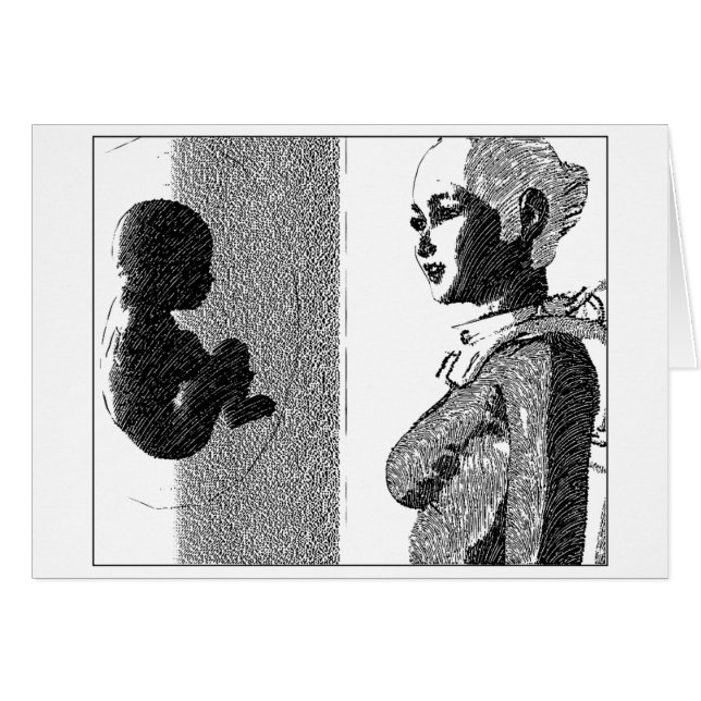 Spacegirl en baby (Voorkant Horizontaal)