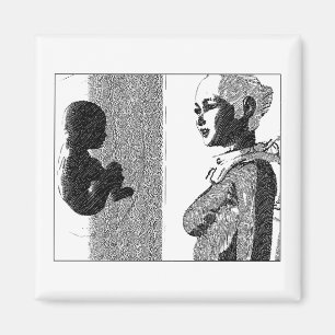 Spacegirl en baby magneet