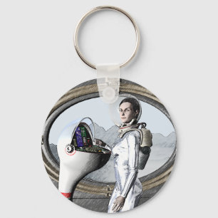 spacegirl sleutelhanger
