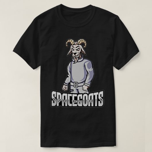 SpaceGoats 1st Edition Zip T-shirt (Design voorkant)