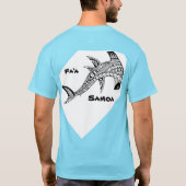 Spacegrey FA'A Samoa Hammerhead Shark T-shirt (Achterkant)