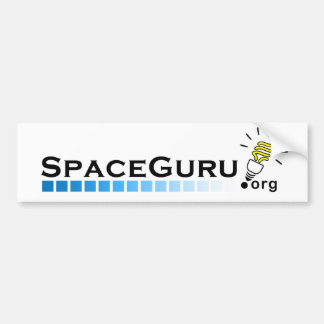 SpaceGuru Logo Bumpersticker