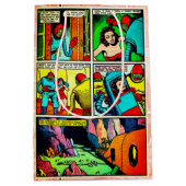 SpaceHawk, martianen en een Damsel Comic Book Page Medium Cadeauzakje (Voorkant)