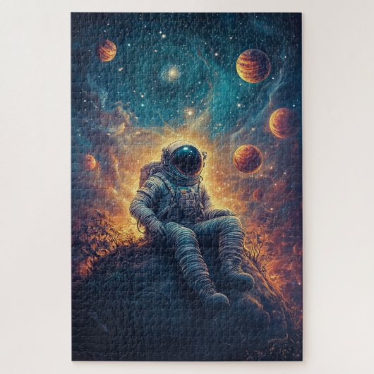 Spaceman Astronaut Legpuzzel (Verticaal)