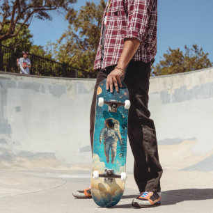 Spaceman Astronaut Persoonlijk Skateboard