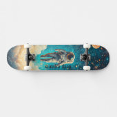Spaceman Astronaut Persoonlijk Skateboard (Horizontaal)