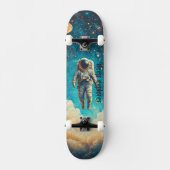 Spaceman Astronaut Persoonlijk Skateboard (Voorkant)