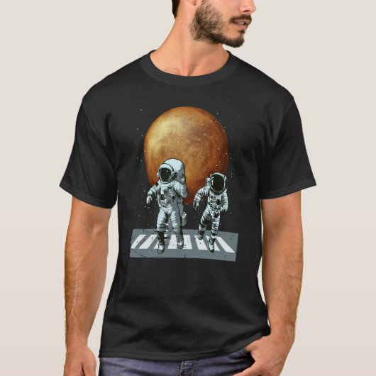 Spaceman  Astronauts Astonomy Space Mars Planet T-shirt (Voorkant)
