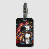 Spaceman Bagagelabel (Voorkant (verticaal))