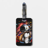 Spaceman Bagagelabel (Achterkant verticaal)