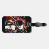 Spaceman Bagagelabel (Achterkant horizontaal)