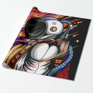 Spaceman Cadeaupapier