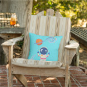 Spaceman cartoon Adventures. Buitenkussen (Stoel)