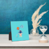Spaceman cartoon Adventures. Fotoplaat (Insitu)