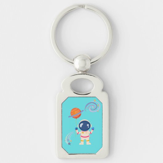 Spaceman cartoon Adventures. Sleutelhanger (Voorkant)