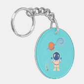 Spaceman cartoon Adventures. Sleutelhanger (Voorkant Links)