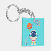 Spaceman cartoon Adventures. Sleutelhanger (Voorkant Links)