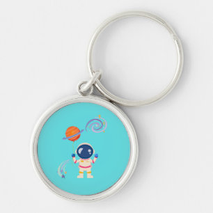 Spaceman cartoon Adventures. Sleutelhanger