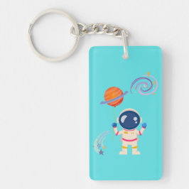 Spaceman cartoon Adventures. Sleutelhanger