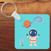 Spaceman cartoon Adventures. Sleutelhanger (Voorkant)