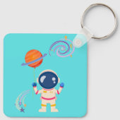 Spaceman cartoon Adventures. Sleutelhanger (Achterkant)