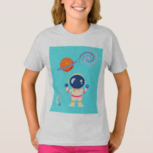 Spaceman cartoon Adventures. T-shirt