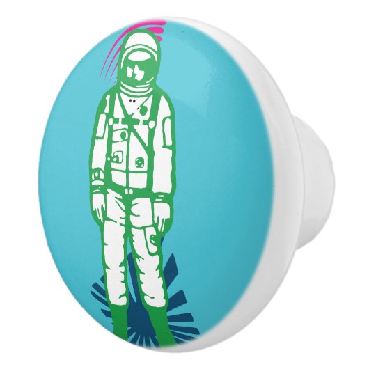 Spaceman Ceramic Knob. Keramische Knop (Rechts)