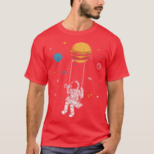 Spaceman die op een Burger zwemt, Planets Cheesebu T-shirt