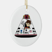 Spaceman en Capsule Ornament (Rechts)