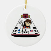 Spaceman en Capsule Ornament (Voorkant)