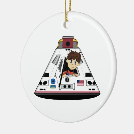 Spaceman en Capsule Ornament (Links)