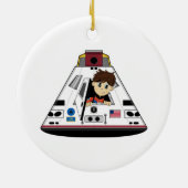 Spaceman en Capsule Ornament (Achterkant)