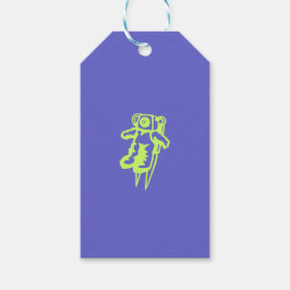Spaceman Gift Label Cadeaulabel