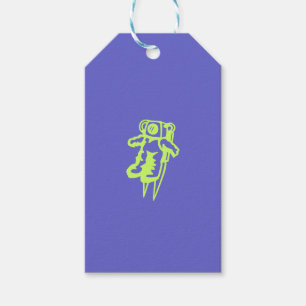 Spaceman Gift Label Cadeaulabel