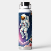 Spaceman Greeting Waterfles (Achterkant)