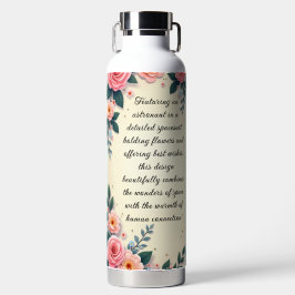 Spaceman Greeting Waterfles