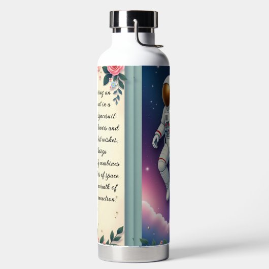 Spaceman Greeting Waterfles (Links)