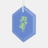 Spaceman Kerstboom Ornament (Voorkant links)