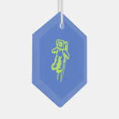 Spaceman Kerstboom Ornament (Voorkant Rechts)