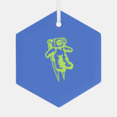 Spaceman Kerstboom Ornament (Achterkant)