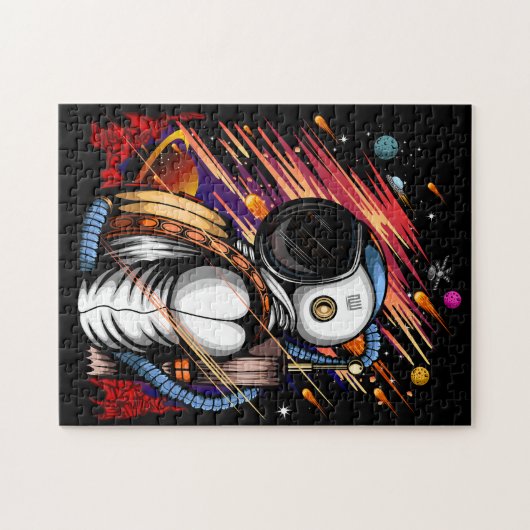 Spaceman Legpuzzel (Horizontaal)