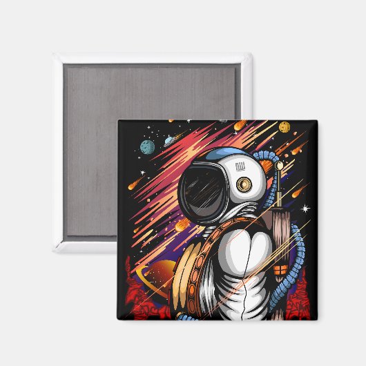 Spaceman Magneet (Voorkant / Achterkant)