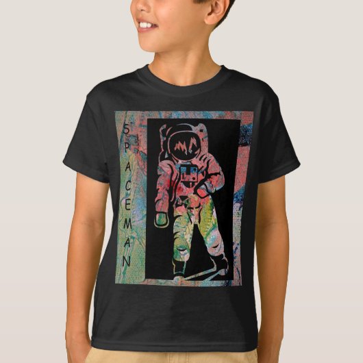 Spaceman Mode Design by Janz T-shirt (Voorkant)