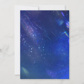 Spaceman Outer Space Star Fled Sky Birthday Kaart (Achterkant)