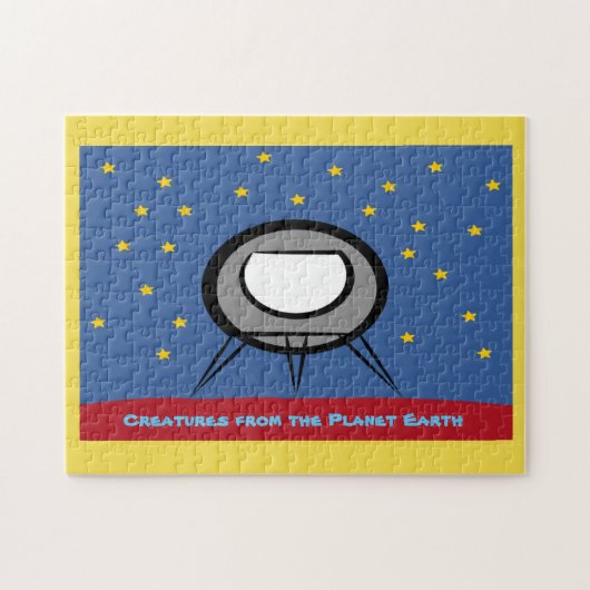 Spaceman Puzzle Legpuzzel (Horizontaal)